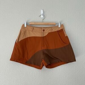 Outdoor Voices Women's RecTrek Color Blocked Shorts Size Large